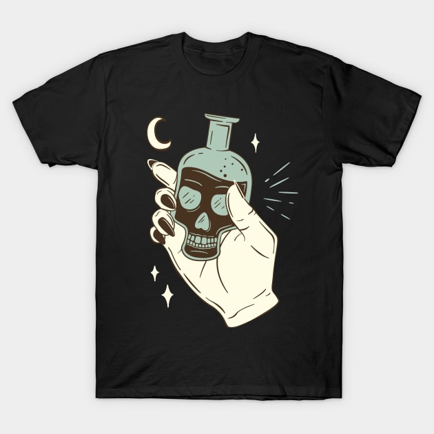 SKULL POTION T-Shirt by sagepizza